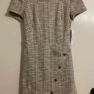 Chanel Brown Tweed Dress